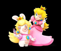 Mario Rabbids Kingdom Battle Personnages De Jeu Video Lapin Cretin Princesse Mario
