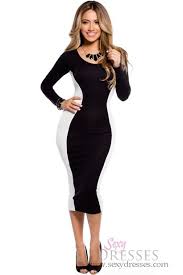 Optical Illusion Black And Blue Dress Illusion Tyra Black And White Long Sleeve Midi Optical Illusion Dress White Midi Dress Bodycon Illusion Dress Optical Illusion Dress