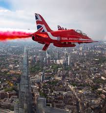 The red arrows will be participating in the midlands airshow this weekend, making a welcome return to the skies. Red Arrows On Twitter The Distinctive Shape Of The Shard Provides A Backdrop During The Redarrows Flypast Over London Today Marking The 75th Anniversary Of Ve Day Image By Sac Hannah