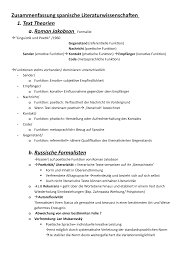 Check spelling or type a new query. Zusammenfassung Spanische Literaturwissenschaften Studocu