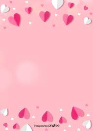 Simple Pink And White Origami Background For Valentines Day Valentine Poster Origami Love Wallpaper Wa