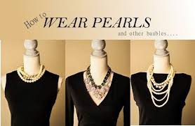 Simple necklace simulated pearl long necklace backless dress accessories jewelry layered back wedding bride jewelry #235163. How To Wear Pearls And Accessorize Your Little Black Dress Black Dress Accessories Accessorize Black Dress Black Dress Outfits