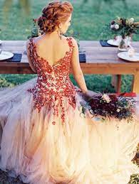 Autumn Picnic Wedding Inspiration Red Wedding Dresses Wedding Inspiration Fall Wedding Dresses