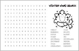 Free for you to print and. Winter Word Search Best Coloring Pages For Kids