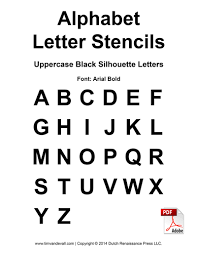 Here is a fun tool for teaching each uppercase letter of the alphabet along with its letter sound. Free Alphabet Letter Stencils For Kids Printable Alphabet Templates