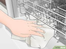 Learn how does a dishwasher work so that you know what is happening when your dishwasher an external water pumping mechanism with 2 pumps was connected to a motor turning the wheel. 4 Ways To Clean And Maintain A Dishwasher Wikihow Life