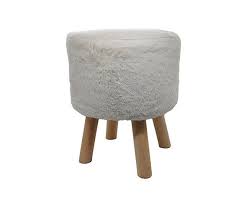 Rollhocker arbeitshocker drehhocker drehstuhl praxishocker kosmetikhocker rollen. Hoffmanns Fell Hocker Sitzhocker Fusshocker 36 X 46 Cm Weiss Gunstig Kaufen Ebay