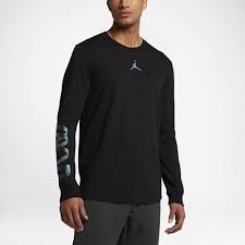883877 011 Air Jordan Dri Fit All Star Weekend Longsleeve Shirt Black 3xl Xxxl Nike Shirt With Images Long Sleeve Tshirt Men Long Sleeve Shirts Men S Long Sleeve T Shirt