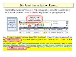 ppt starpanel immunization record powerpoint presentation