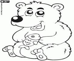 Simply do online coloring for jesus eat fish with his disciples coloring page directly from your gadget, support for ipad, android tab or using our web feature. Polar Bear With A Fish Coloring Page Printable Game