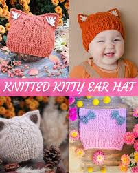 Want to learn how to knit a hat? Kitty Ear Hat Knitting Pattern Great For Beginners Knitting News