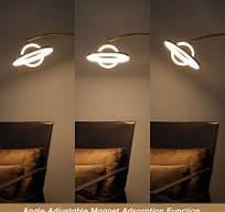 WAMPAT Arc Floor Lamp, 30W/3000LM LED Modern Night Bright Lamps,Tall  Standing Light for Bedroom,Living Room
