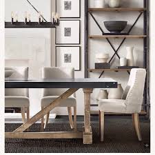 The first step of this process begins by selecting from the many pieces of repurposed or salvaged wood. Restoration Hardware Salvaged Wood And Concrete Dining Table Aptdeco