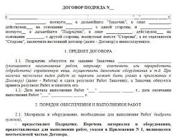 Dogovor Podryada S Fizicheskim Licom Pravila Sostavleniya