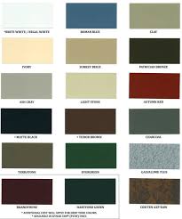 R Panel Metal Roofing Colors T And A Info