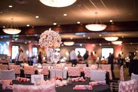 Black And Silver Wedding Blush Black And Silver Reception Silver Wedding Reception Wedding Wedding Table