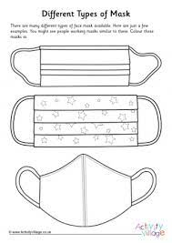 Online coloring > coronavirus covid 19. Wearing Masks