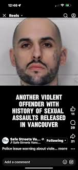 Police issue warning about violent offender now living in Vancouver
