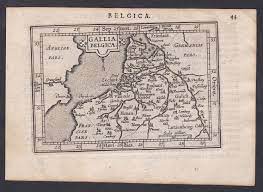 Carte de belgique karte von belgien mapa bélgica map of belgium ベルギ の地図. Gallia Belgica Belgique Holland Belgien Niederlande Nederland Karte Map Carte By Ortelius Abraham 1527 1598 Und Michael Coignet 1549 1623 1609 Map Antiquariat Steffen Volkel Gmbh