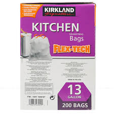 It's honestly one of the very few. Kirkland Signature Flextech Drawstring Kitchen Bin 49l Liner 124l Xl Trash Bags Ebay