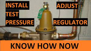 How does a water regulator work? Replace A Water Pressure Regulator Youtube