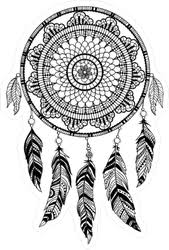 Dream catchers are a spiritual tool used to help assure good dreams to those that sleep under them. Native American Dream Catcher Sticker