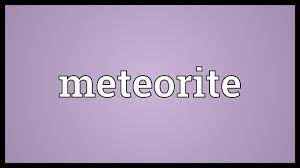 One estimate is a peak rate of over one hundred thousand meteors an hour, but another, done as the storm abated, estimated in excess of two hundred thousand meteors during the 9 hours of storm, over the entire region of north america east of. Meteorite Meaning Youtube