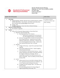 Agenda, Monthly Business Meeting September 13th, 2017 from 12:30PM to  2:00PM UH, Room 2650 Conference Number: