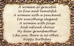 Birthday Poems For Grandma Wishesmessages Com