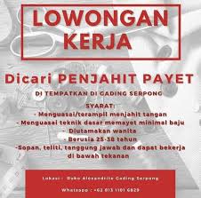 Bertanggung jawab terhadap 1 section (kasir/runner/kitchen) bersikap baik ramah, sopan santun & jujur Lowongan Kerja Loker Terbaru Di Serpong Tangerang Selatan Kota Atmago
