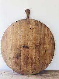 Vintage Xl French Bread Board Round Bread Board Rectangle Etsy Wooden Cheese Board French Bread Board Bread Board