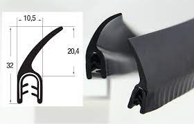 Jetzt günstig und einfach bestellen. Df5 Epdm Kantenschutz Dichtungs Fahnen Profil Gummi Dichtung Klemmbereich 2 4 Mm