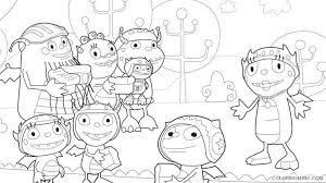 These alphabet coloring sheets will help little ones identify uppercase and lowercase versions of each letter. Disney Junior Coloring Pages Henry Hugglemonster Coloring4free Coloring4free Com