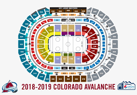 View Seating Chart Hockey Pepsi Center Seating Png Image