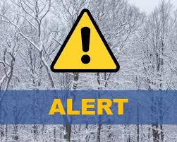 Due to winter weather...