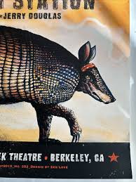 WILLIE NELSON Greek Theatre silkscreen poster 2015 Alison Krauss ZEB LOVE  art