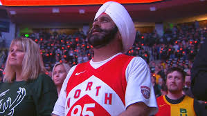 Enter official raptors mascot, the raptor — our lovable hype dino who makes the energizer bunny look low energy. Raptors Superfan Nav Bhatia Wants To Buy Dinner For Bucks Fan Who Wrote Racist Tweet Ctv News