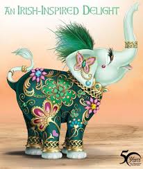 Margaret Le Van Lucky In Love Elephant Figurine Elephant Figurines Elephant Painting Colorful Elephant