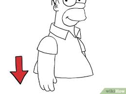 Cara Menggambar Homer Simpson Dengan Gambar Wikihow