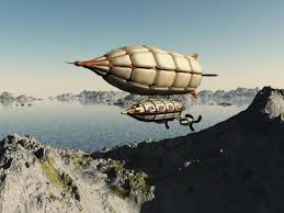 Steampunk Airship For Vue 3d Model Sharecg Steampunk Airship Airship Steampunk