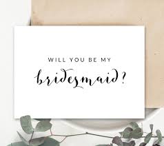 If you're the type of person that doesn't do things in halves, goes hard or go home, then you'll want to give your future bridesmaids a present along with the bridesmaid proposal card. Free Wedding Cards Will You Be My Bridesmaid Instant Download Printable Printable Market