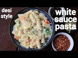 White Sauce Pasta Recipe Creamy Pasta Recipe In White Sauce With Step By Step Photo Video Che White Sauce Pasta White Pasta Sauce Recipe Creamy Pasta Recipes