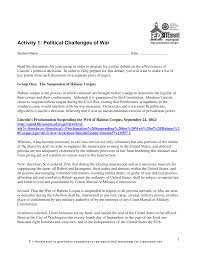 The importance of each of the following four excerpts from the emancipation proclamation: Https Edsitement Neh Gov Sites Default Files 2018 08 Political Pdf