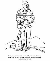 Early explorers, the revolution, us presidents and more are just a few of the many free, printable coloring pictures and pages here. Davy Crockett Coloring Pages For Kids