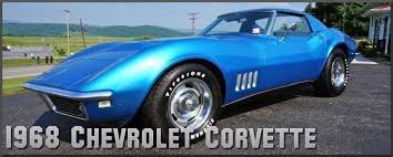 1968 Chevrolet Corvette Factory Paint Colors