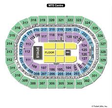 Bell Mts Place Winnipeg Mb Seating Chart View