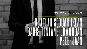 Maybe you would like to learn more about one of these? Contoh Iklan Baris Lowongan Kerja Di Koran Python