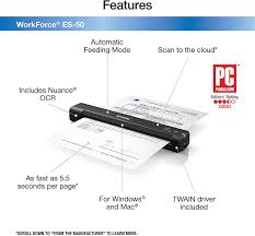 Check spelling or type a new query. Buy Epson Workforce Es 50 Portable Sheet Fed Document Scanner For Pc And Mac Online In Senegal B07kqzwpyn