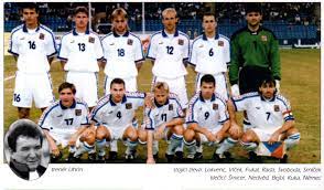 Czech Republic Team Group At The 1997 Confederations Cup Baseball Cards Confederate Teams