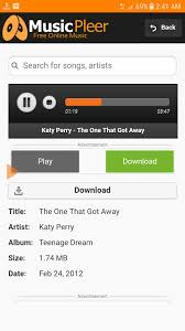 Musicpleer Free Online Music App For Android Apk Download